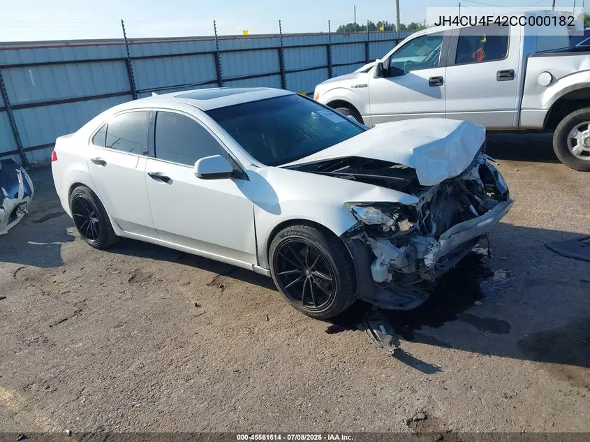 2012 Acura Tsx 3.5 VIN: JH4CU4F42CC000182 Lot: 45561614
