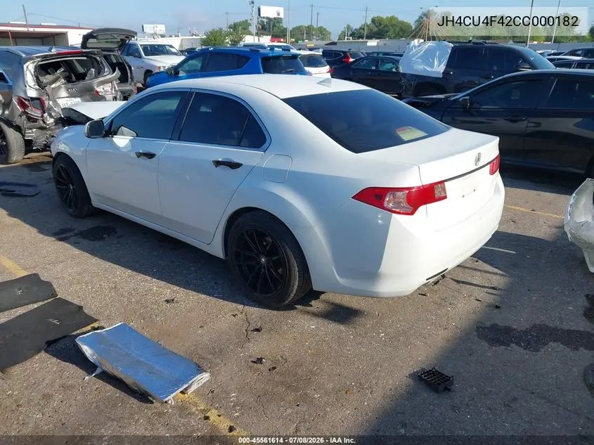 2012 Acura Tsx 3.5 VIN: JH4CU4F42CC000182 Lot: 45561614