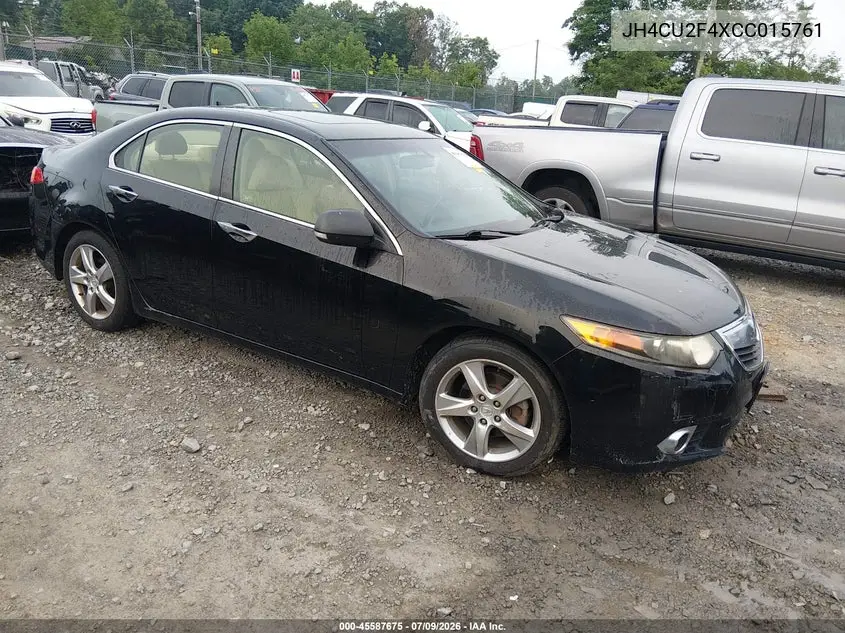 2012 Acura Tsx 2.4 VIN: JH4CU2F4XCC015761 Lot: 45587675