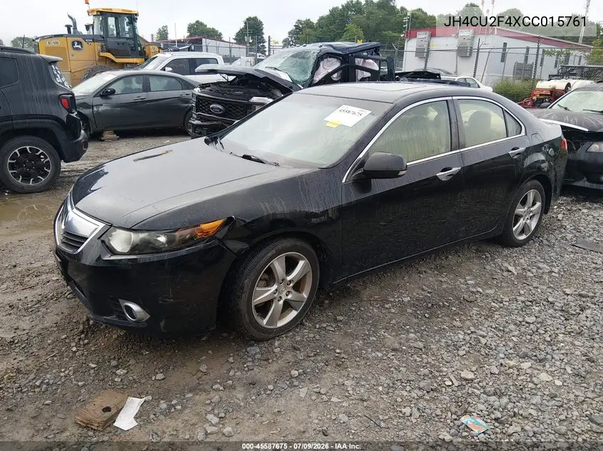 2012 Acura Tsx 2.4 VIN: JH4CU2F4XCC015761 Lot: 45587675