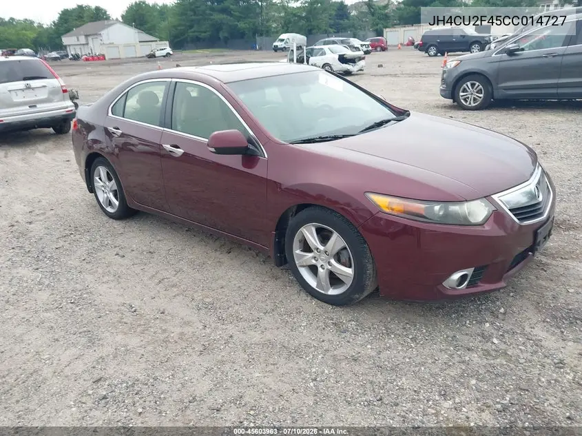 2012 Acura Tsx 2.4 VIN: JH4CU2F45CC014727 Lot: 45603963