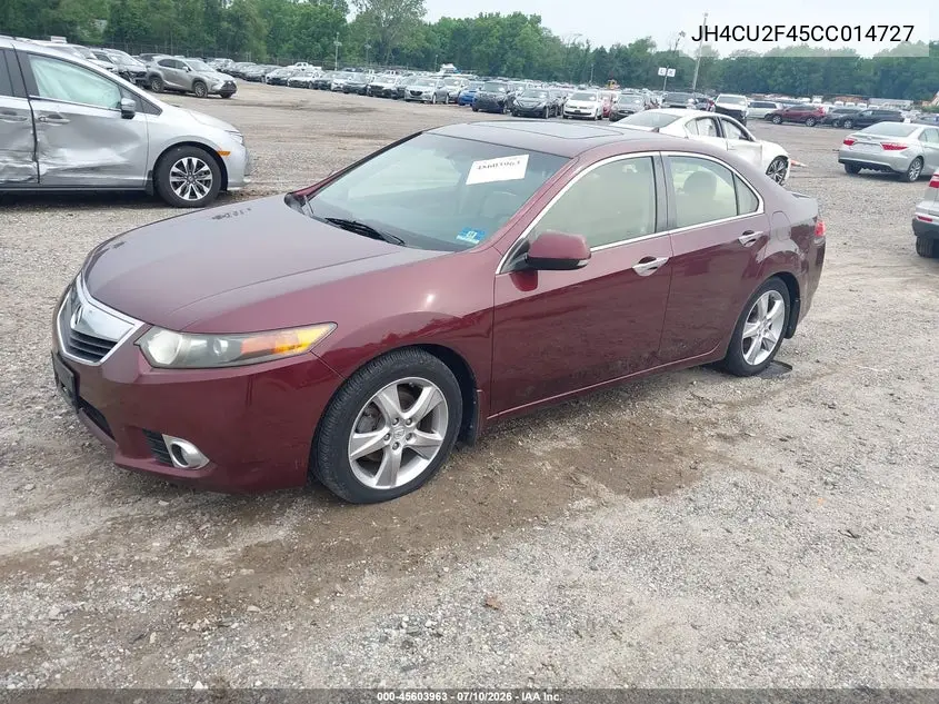 2012 Acura Tsx 2.4 VIN: JH4CU2F45CC014727 Lot: 45603963