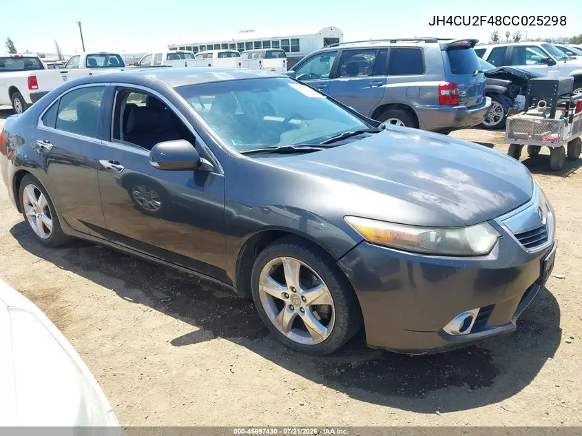2012 Acura Tsx 2.4 VIN: JH4CU2F48CC025298 Lot: 45697430