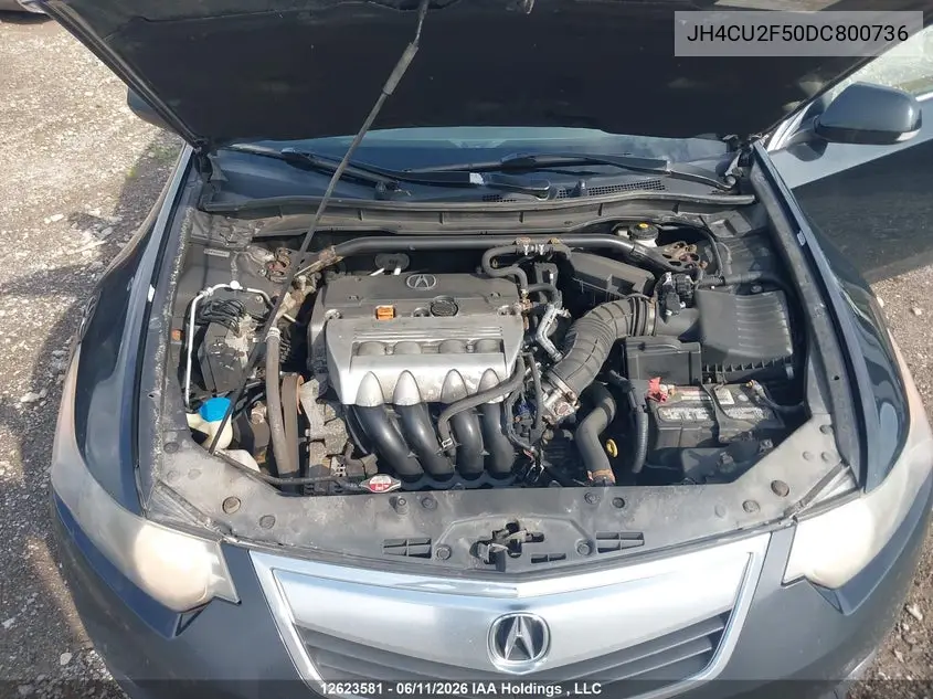 2013 Acura Tsx VIN: JH4CU2F50DC800736 Lot: 12623581