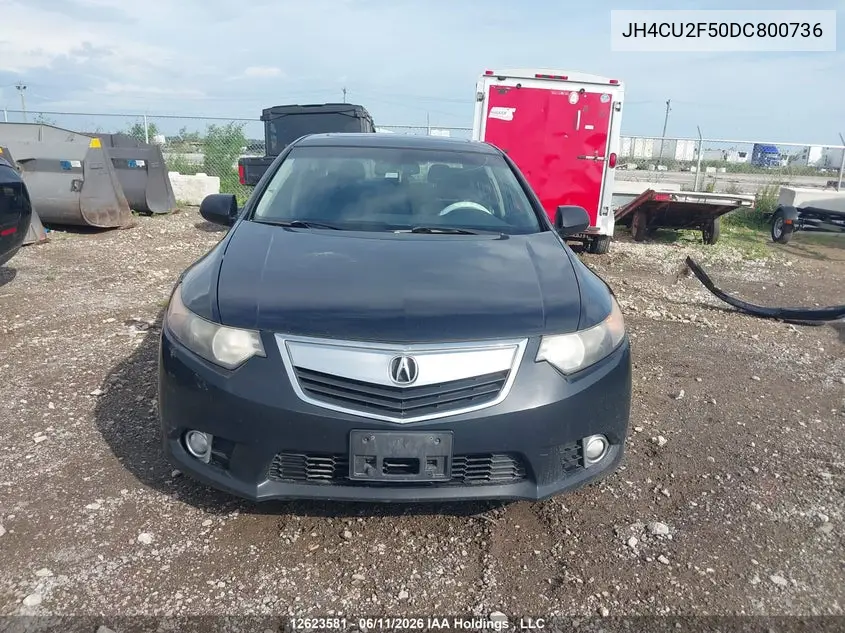 2013 Acura Tsx VIN: JH4CU2F50DC800736 Lot: 12623581