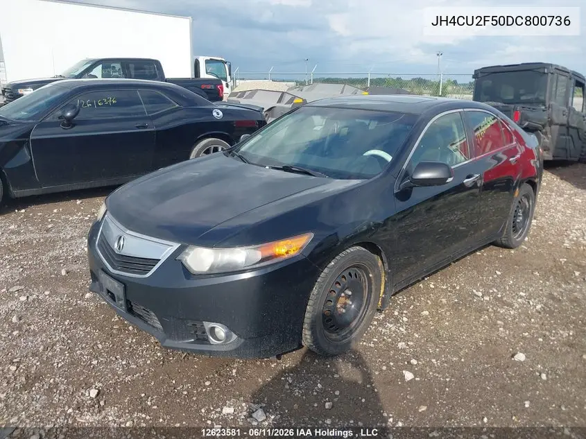 2013 Acura Tsx VIN: JH4CU2F50DC800736 Lot: 12623581