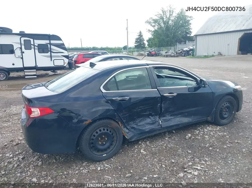 2013 Acura Tsx VIN: JH4CU2F50DC800736 Lot: 12623581