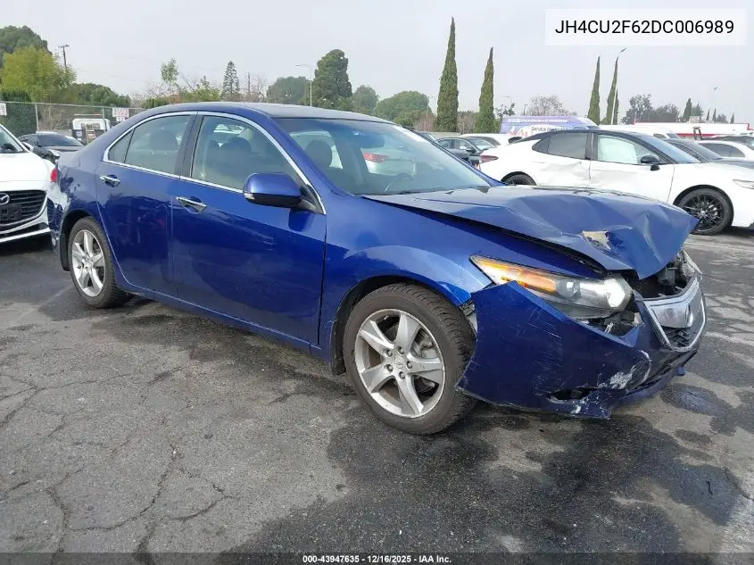 JH4CU2F62DC006989 2013 Acura Tsx 2.4
