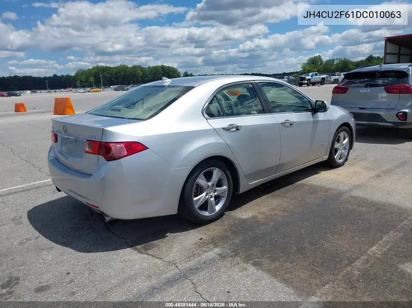 2013 Acura Tsx 2.4 VIN: JH4CU2F61DC010063 Lot: 45381444