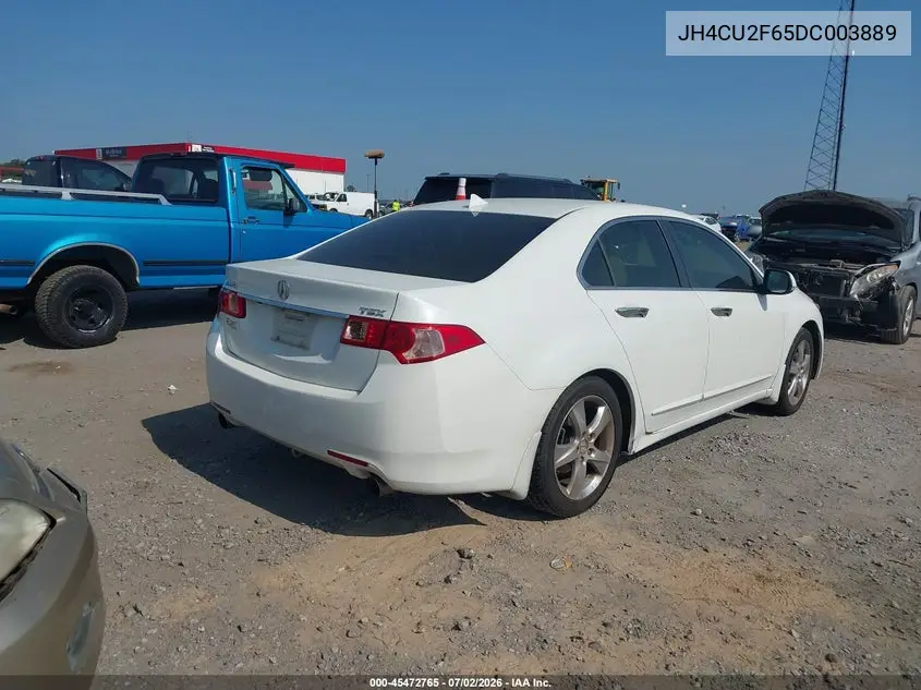 2013 Acura Tsx 2.4 VIN: JH4CU2F65DC003889 Lot: 45472765
