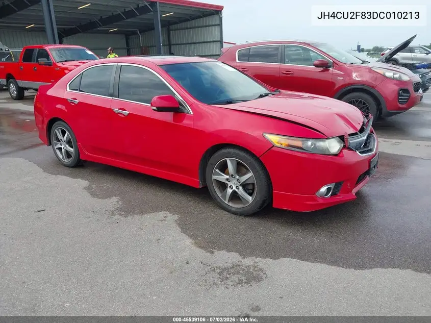 2013 Acura Tsx 2.4 VIN: JH4CU2F83DC010213 Lot: 45539106