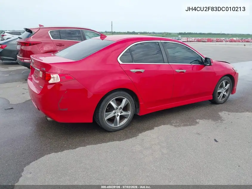2013 Acura Tsx 2.4 VIN: JH4CU2F83DC010213 Lot: 45539106