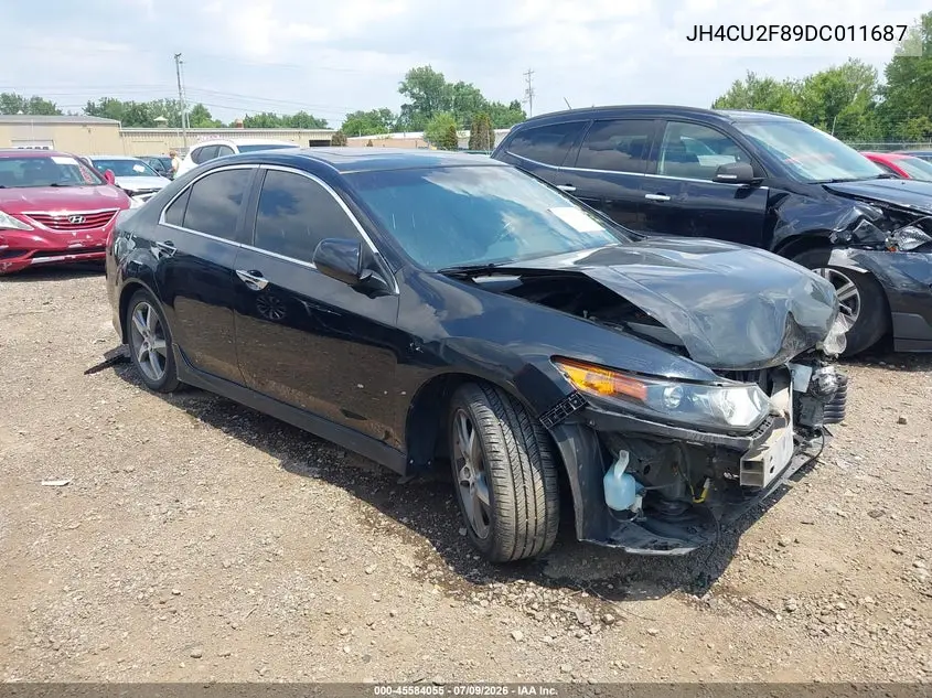 2013 Acura Tsx 2.4 VIN: JH4CU2F89DC011687 Lot: 45584055