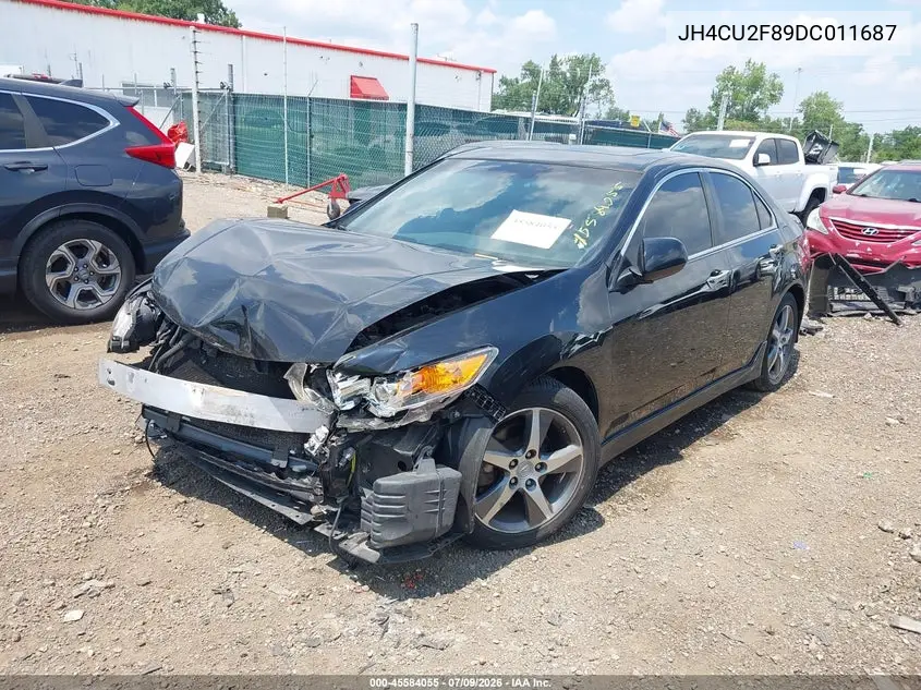 2013 Acura Tsx 2.4 VIN: JH4CU2F89DC011687 Lot: 45584055