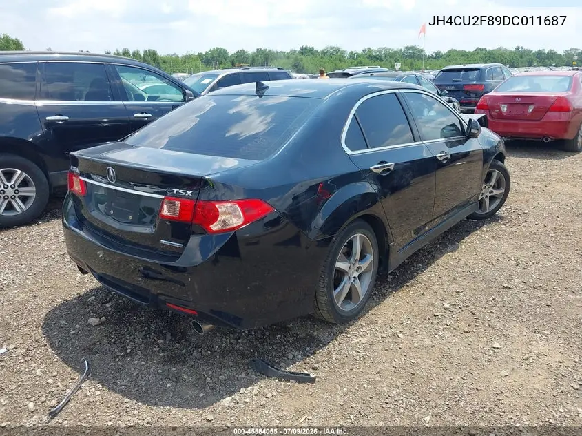 2013 Acura Tsx 2.4 VIN: JH4CU2F89DC011687 Lot: 45584055