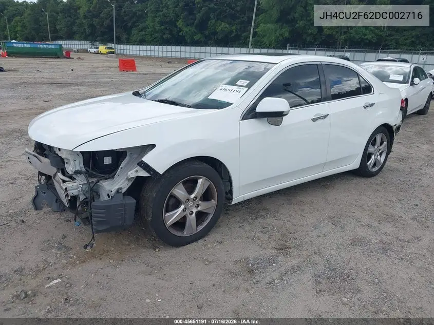 2013 Acura Tsx 2.4 VIN: JH4CU2F62DC002716 Lot: 45651191