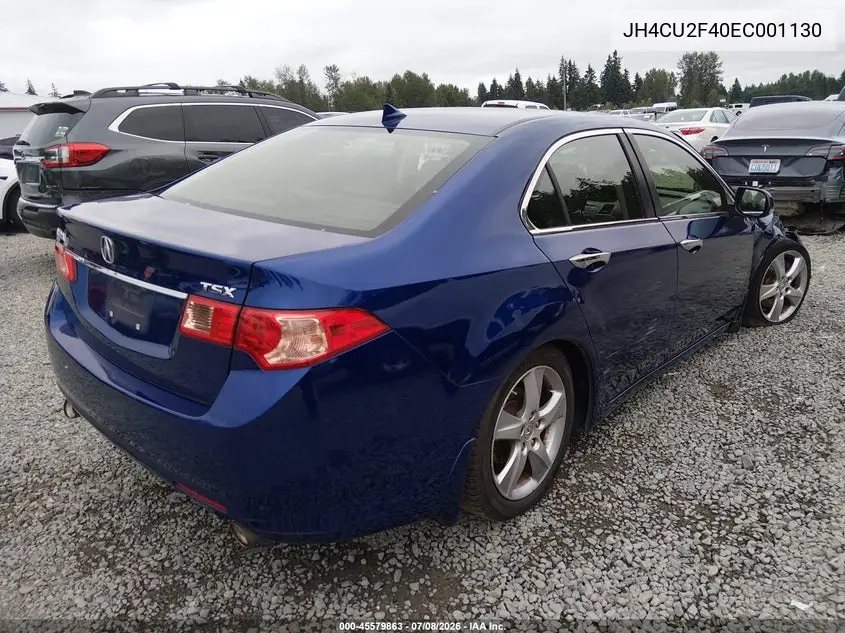 2014 Acura Tsx 2.4 VIN: JH4CU2F40EC001130 Lot: 45579863