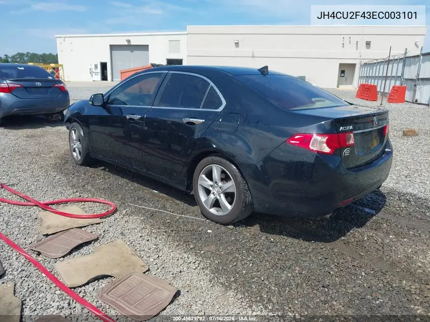 2014 Acura Tsx 2.4 VIN: JH4CU2F43EC003101 Lot: 45629792