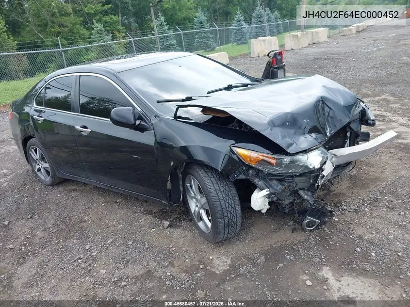 2014 Acura Tsx 2.4 VIN: JH4CU2F64EC000452 Lot: 45680457