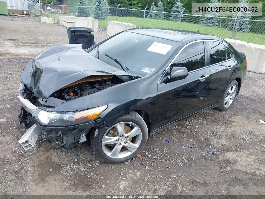 2014 Acura Tsx 2.4 VIN: JH4CU2F64EC000452 Lot: 45680457
