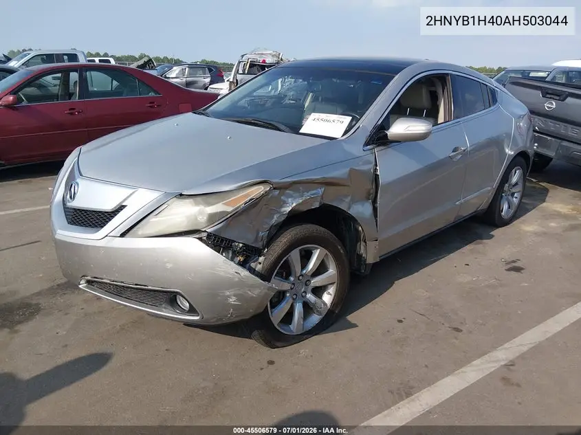 2010 Acura Zdx VIN: 2HNYB1H40AH503044 Lot: 45506579