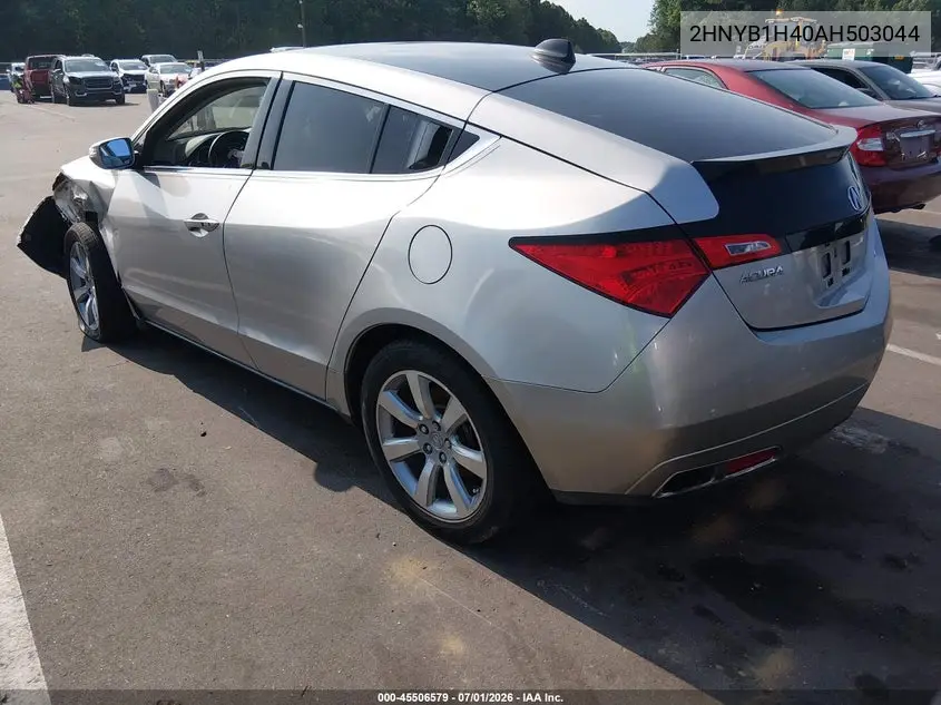 2010 Acura Zdx VIN: 2HNYB1H40AH503044 Lot: 45506579