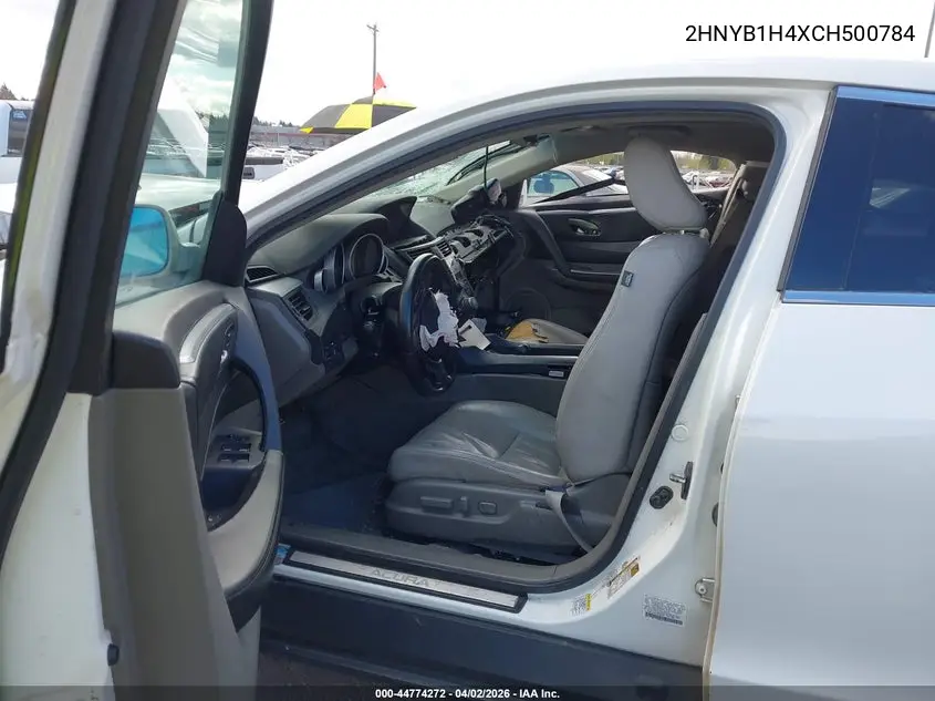 2012 Acura Zdx VIN: 2HNYB1H4XCH500784 Lot: 44774272