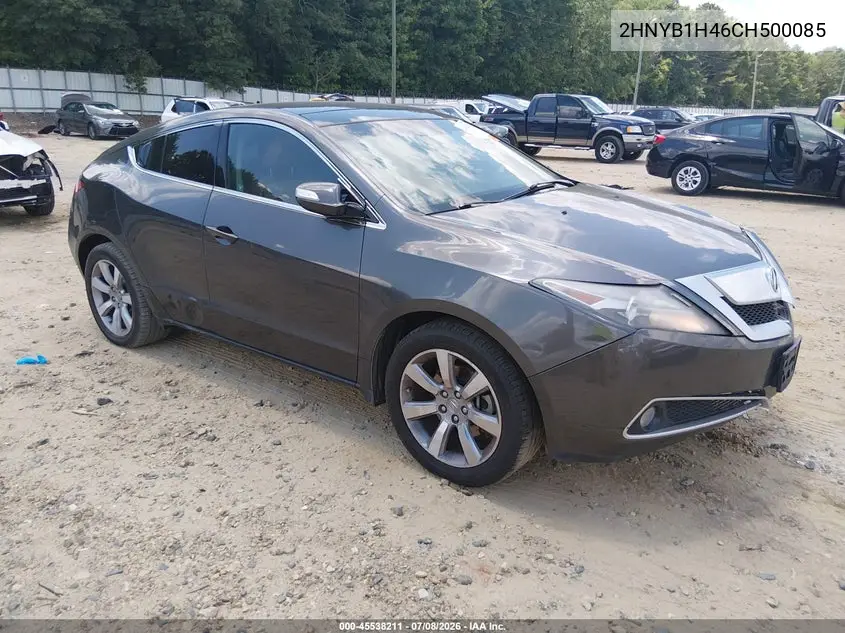 2012 Acura Zdx VIN: 2HNYB1H46CH500085 Lot: 45538211