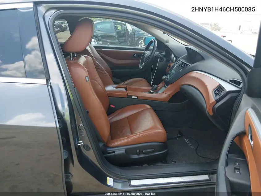2012 Acura Zdx VIN: 2HNYB1H46CH500085 Lot: 45538211