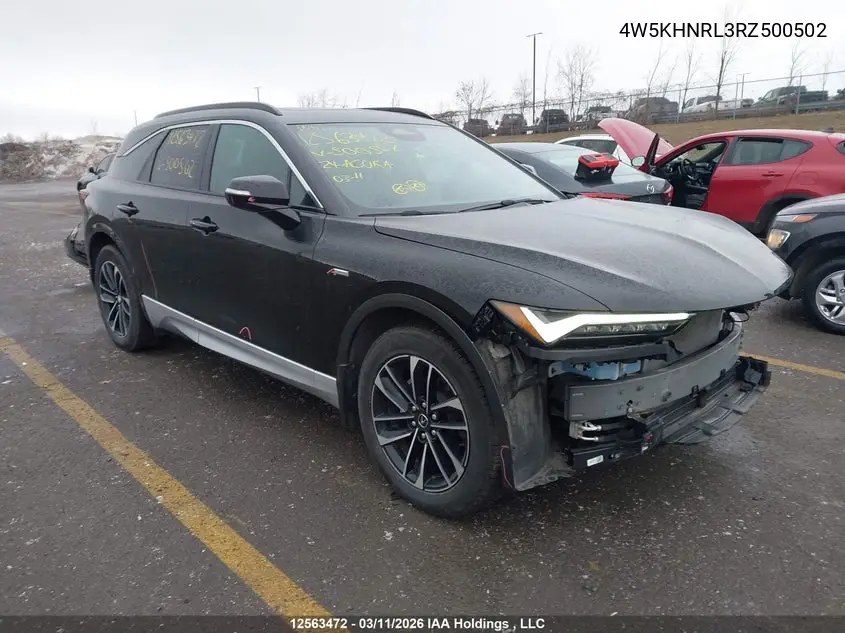 2024 Acura Zdx VIN: 4W5KHNRL3RZ500502 Lot: 12563472