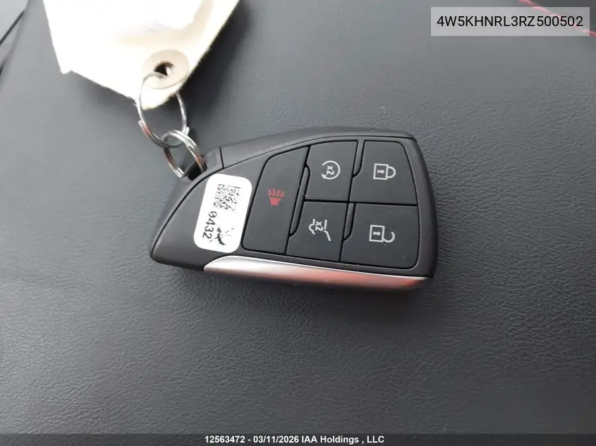 2024 Acura Zdx VIN: 4W5KHNRL3RZ500502 Lot: 12563472
