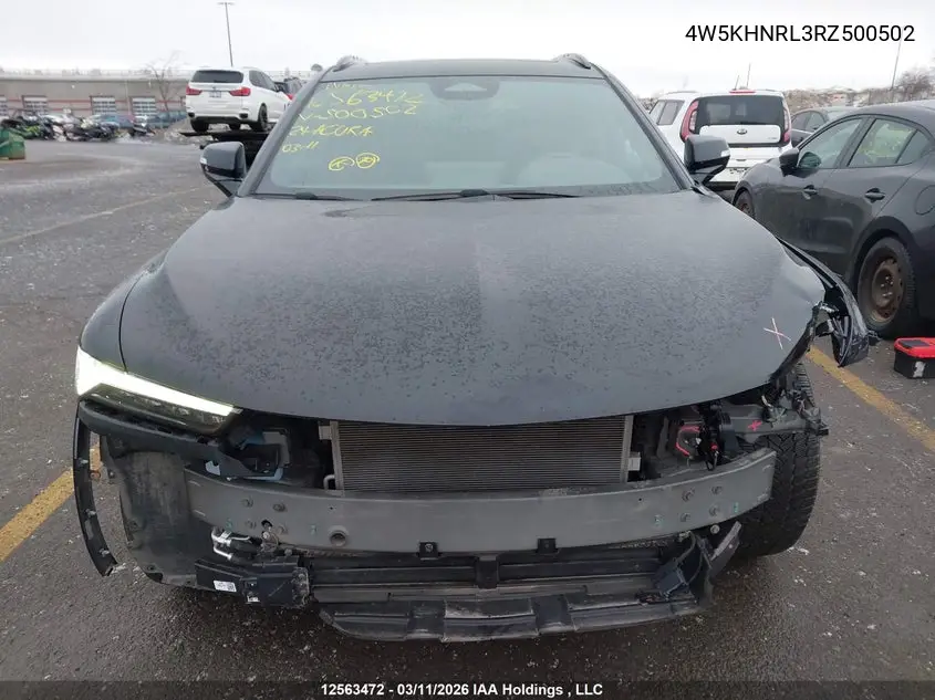2024 Acura Zdx VIN: 4W5KHNRL3RZ500502 Lot: 12563472