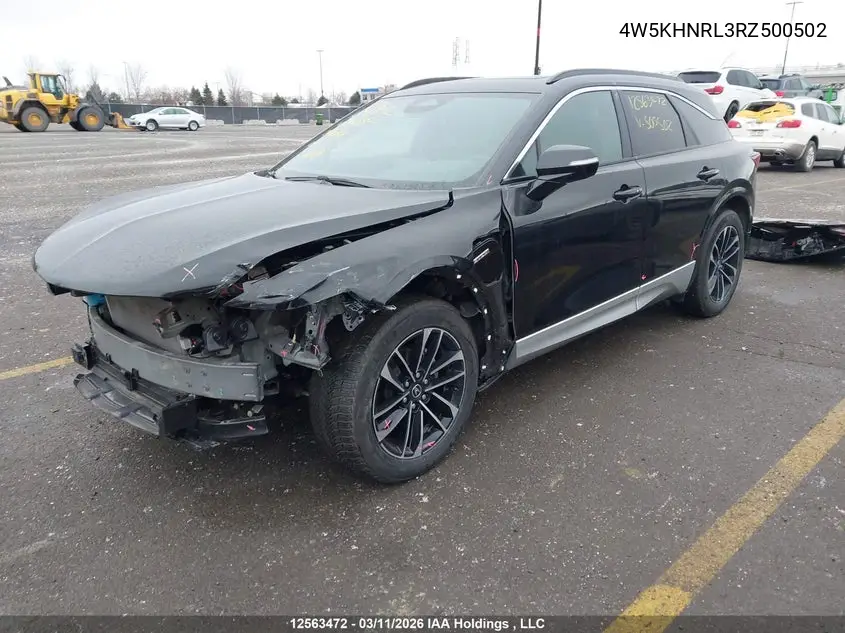 2024 Acura Zdx VIN: 4W5KHNRL3RZ500502 Lot: 12563472