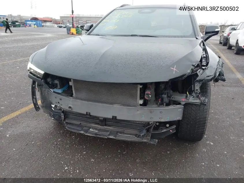 2024 Acura Zdx VIN: 4W5KHNRL3RZ500502 Lot: 12563472