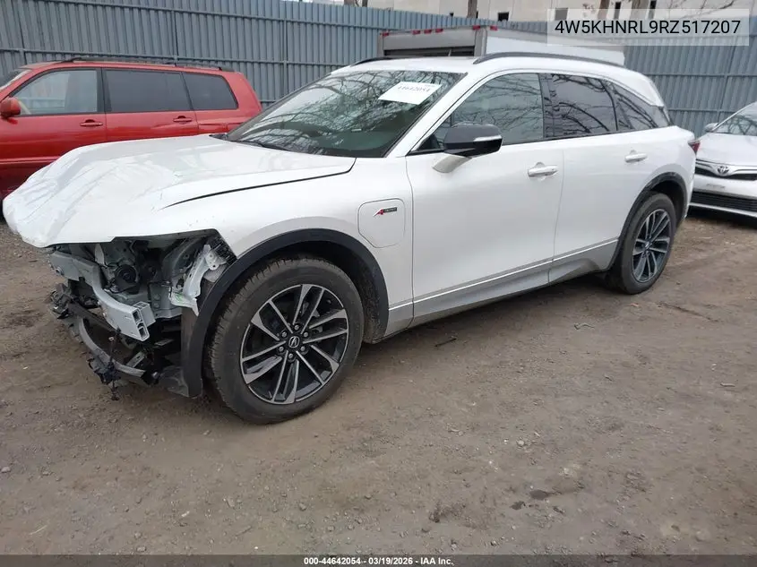 2024 Acura Zdx A-Spec VIN: 4W5KHNRL9RZ517207 Lot: 44642054