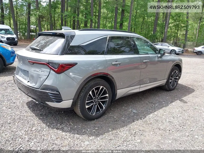 2024 Acura Zdx A-Spec VIN: 4W5KHNRL8RZ509793 Lot: 44879277