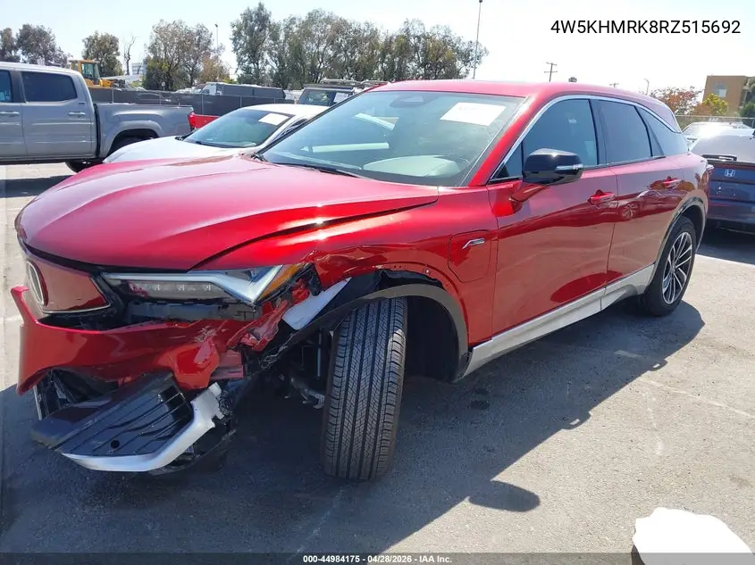 2024 Acura Zdx A-Spec VIN: 4W5KHMRK8RZ515692 Lot: 44984175
