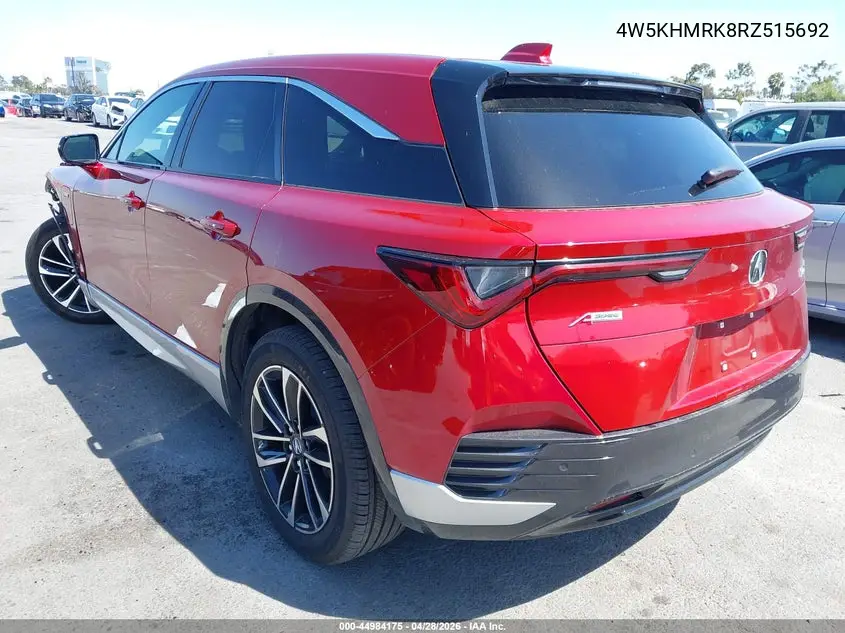 2024 Acura Zdx A-Spec VIN: 4W5KHMRK8RZ515692 Lot: 44984175