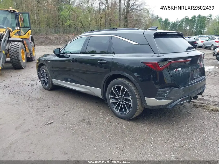 2024 Acura Zdx A-Spec VIN: 4W5KHNRLXRZ502439 Lot: 45136353