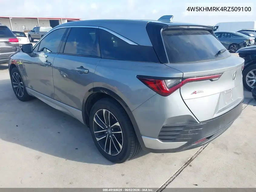 2024 Acura Zdx A-Spec VIN: 4W5KHMRK4RZ509100 Lot: 45165029