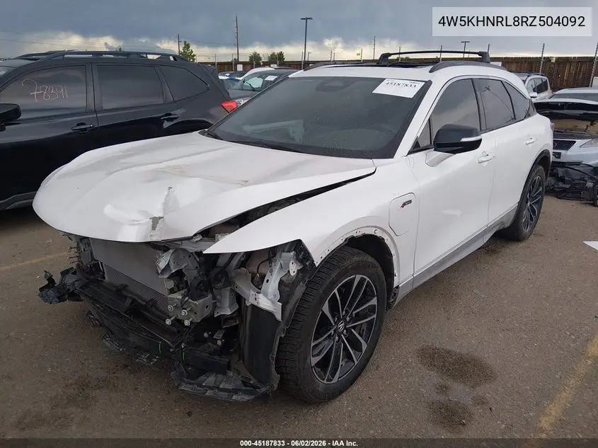 2024 Acura Zdx A-Spec VIN: 4W5KHNRL8RZ504092 Lot: 45187833