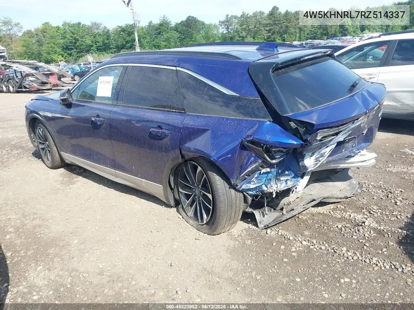 2024 Acura Zdx A-Spec VIN: 4W5KHNRL7RZ514337 Lot: 45323952
