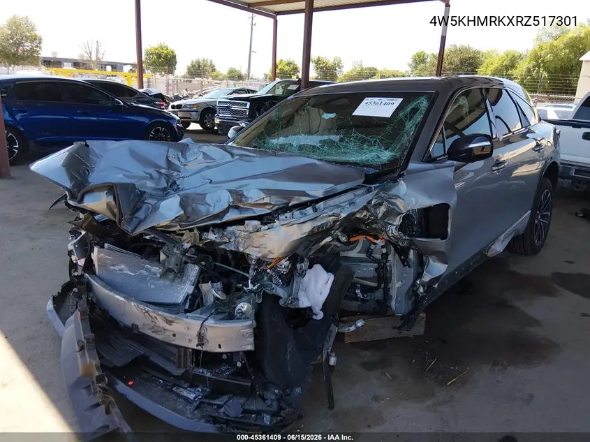 2024 Acura Zdx A-Spec VIN: 4W5KHMRKXRZ517301 Lot: 45361409