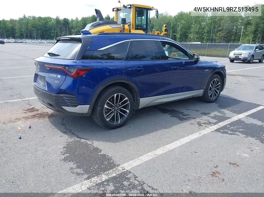 2024 Acura Zdx A-Spec VIN: 4W5KHNRL9RZ513495 Lot: 45383786