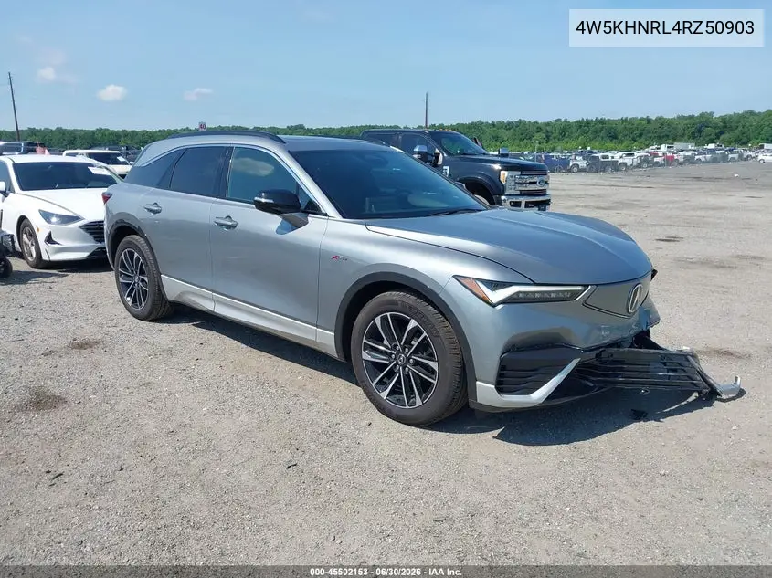 2024 Acura Zdx A-Spec VIN: 4W5KHNRL4RZ509032 Lot: 45502153