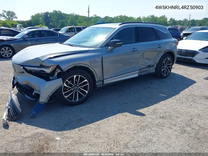 2024 Acura Zdx A-Spec VIN: 4W5KHNRL4RZ509032 Lot: 45502153