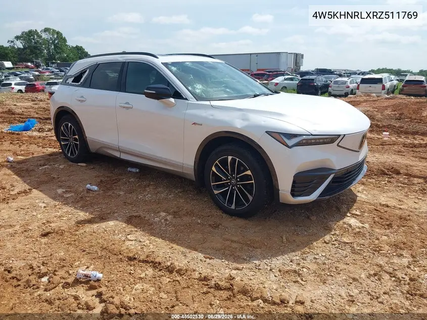 2024 Acura Zdx A-Spec VIN: 4W5KHNRLXRZ511769 Lot: 45502530