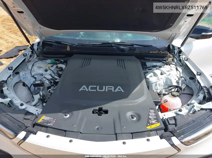 2024 Acura Zdx A-Spec VIN: 4W5KHNRLXRZ511769 Lot: 45502530