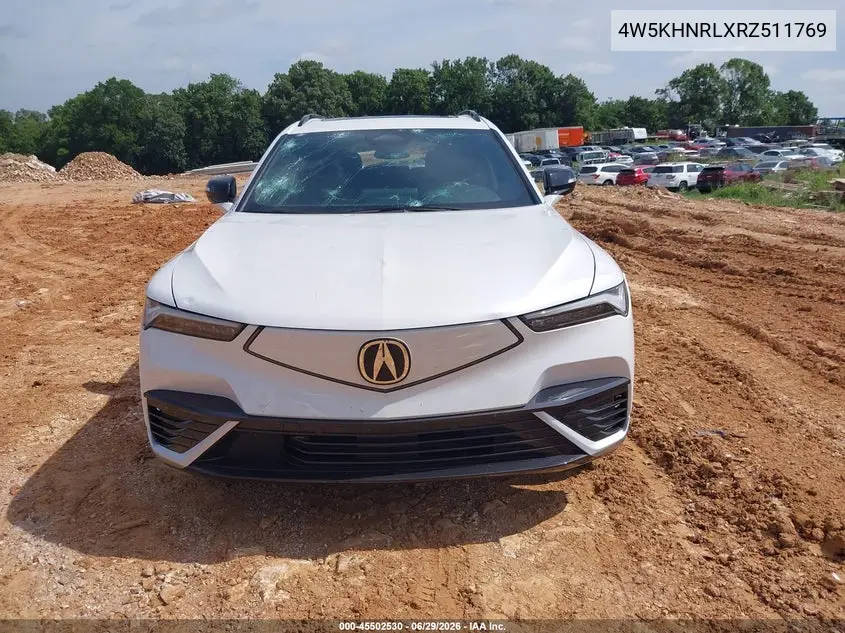 2024 Acura Zdx A-Spec VIN: 4W5KHNRLXRZ511769 Lot: 45502530
