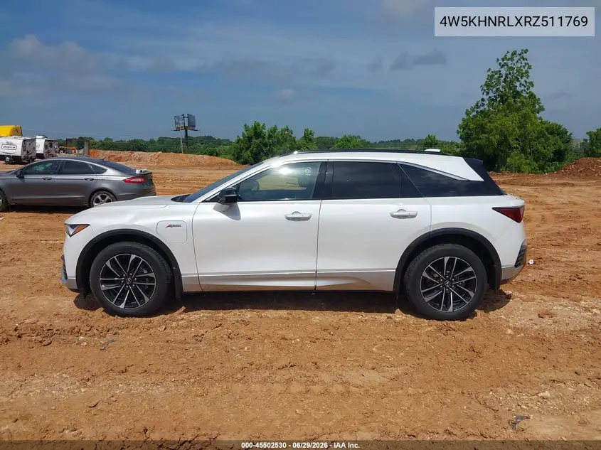 2024 Acura Zdx A-Spec VIN: 4W5KHNRLXRZ511769 Lot: 45502530